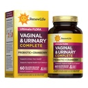 Renew Life Women's Wellness Vaginal and Urinary Probiotic and Cranberry Supplement, 여성을위한 pH 밸런스에 대한 Probiotic 보충, 소화 건강, 낙농, 콩 및 글루텐 프리, 3.5 억 CFU 60 Ct