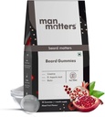 SENTA Man MaterS Beard Gummies for Men | 30일 팩 | 두껍게 곰이 나고, 곰이 핍박을 자극하고 곰이 핍니다 | 바이오틴, D-aspartic Acid & Creatine | 젤라틴 프리,100% 비건