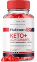 고급 체중 감소를위한 실험실 플래티넘 Keto AVC Gummies를 rize, 최대 힘 Gomitas (60 Gummies)에 대한 보충