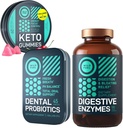 WILD FUEL 치과 Probiotics, MCT 기름과 소화 효소 뭉치를 가진 Keto Gummies