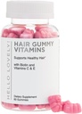 머리 비타민 Gummies - 비타민 E, C & 아연, 여성 & 남자를위한 머리 성장 비타민 - 더 강한, 아름다운 머리, 피부 & 못 보충교재, 비 GMO & 글루텐 자유로운 - 60 Gummy 곰을 가진 Biotin 5000 mcg