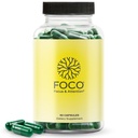 FOCO 캡슐 (13 +) 자연적인 초점 보충 대 & 성인 - 농도를 위한 두뇌 Nootropic, 기억, 정신 명확성, Cognitive 증진 비타민 - 주의 보충교재 - 60의 캡슐
