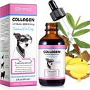 개, 개, 개 액체 콜라겐 드, 개 액체 콜라겐 드, Biotin, MSM 및 개, 개, 개, 개 콜라겐 60ml에 대한 스킨 및 코트 보충을위한 콜라겐