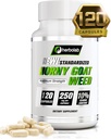 Herbolab Horny Goat Weed Extract는 10 % Icariin, 250mg x 120 캡슐 (AKA Epimedium Extract, Barrenwort, Bishop's Hat, Fairy Wings, Yin Yang Huo)로 표준화되었습니다.