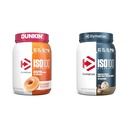 Dymatize ISO100 Hydrolyzed Protein Powder, 100 % Whey Isolate, Dunkin' Glazed Donut 풍미, 20 서빙 & ISO100 Hydrolyzed Protein Powder, 100 % Whey Isolate Protein, 25g of Protein, 5.5g BCAAs