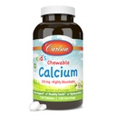 Carlson - Kid의 Chewable 칼슘, 250 mg, 높게 흡수성, 뼈 & 치아 지원, Optimal Wellness, 자연적인 바닐라 풍미, 120의 정제