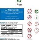 Gut Lactobacillus Johnsonii Probiotic Powder 100 Billion cfu's | 첨가물 없음 | 제조업체에서 직접 | 제3자 스토리지 | 면역 지원 | L. Johnsonii | 30 Grams (1.05 Oz)