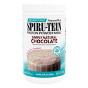 자연 플러스 자연 SPIRU-TEIN Shake - 맛있는 초콜릿 - 0.82 lb 단백질 분말 식사 교체 - 자연 에너지 - 지원 당뇨병 생활 - 채식주의, 16 서빙