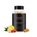 Black Girl Vitamin - 뼈 건강 지원을위한 Folate가있는 여성 비타민을위한 Prenatal Gummies, 글루텐 - 무료, (Raspberry-Lemonade), 60ct