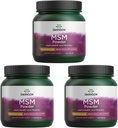 Swanson 프리미엄 브랜드 Msm 파우더 - Ready-Mix & Unflavored 1 lb Pwdr 3 팩