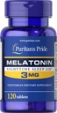 Puritans Pride Melatonin 3 Mg 정제, 120 개