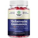 Melatonin 5mg 자연 - 젤라틴 무료 및 Halal Melatonin Gummies 성인을위한 5mg 수면 보충 - 성인을위한 Berry Sleep Gummies는 천연 향과 60ct의 수면 패스너를 마칩니다.