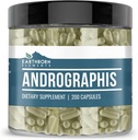 Earthborn 성분 Andrographis Paniculata 200 캡슐, 순수한 & Undiluted, 첨가물 없음