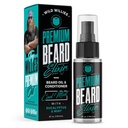 야생 Willies 프리미엄 Beard 오일 & 컨디셔너 자연, 유기 성분은 빠른 Beard 성장을 촉진, Itch & Dandruff 제거 - 깊은 Softener 치료 복원 습기 - 2 Oz, 차가운 Mint 냄새