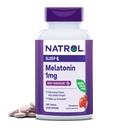 Natrol 빠른 용해 Melatonin 1 mg의 보충, 성인, 200 Strawberry-Flavored Melatonin 정제를위한 수면 지원, 최대 200 일 공급
