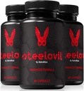 (3 팩) 남자를 위한 Steelovil 캡슐, 포괄적인 지원을 위한 공식 Steelovil 알약, 에너지와 전반적인 건강을 지원하는 모든 자연적인 남성 보충교재, 강철 ovil Pastillas 검토 (180의 캡슐)