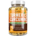 DACHA Tumeric Curcumin 보충교재 - 2250mg 합동 지원은 까만 고추 Ginger 95% Curcuminoids 캡슐을 가진 심황을 보충합니다