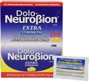 Neurobion Dolo Pain Reliever, Fever Reducer, 추가 강도, Fuerte, Alivia el Dolor, 감소 la Fiebre 분배기 50 x 2 정제
