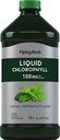 Piping Rock Liquid Chlorophyll 100mg | 16 oz | 민트 맛 | 여성용, 남성용|비건, 비 GMO, 글루텐 프리 포뮬러