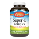 Carlson - Super-C Complex, 비타민 C + Bioflavonoids, 면역 기능 & Optimal Wellness, 산화 방지제, 250 채식 정제