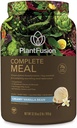PlantFusion Complete Meal Replacement Shake - Superfoods, Greens & Probiotics가있는 식물 기반 단백질 분말 - Vegan, Gluten Free, Soy Free, Non-Dairy, No Sugar, Non-GMO - 바닐라 2 lb