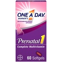 1 A Day Women's Prenatal 1 Multivitamin 비타민 A, 비타민 C, 비타민 D, B6, B12, 철, Omega-3 DHA 및 더 많은, 정제, Softgels, 60 카운트 - 전에 보충, 및 포스트 임신