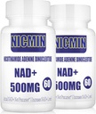 800MG Liposomal NAD+ TMG 300MG, 실제적인 NAD+ 보충교재, 세포 에너지, 건강한 노후화 및 근육 수선을 위한 우량한 흡수 부스트 NAD 플러스 120의 캡슐 (포장 2)