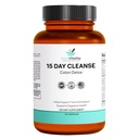 15-Day Colon Cleanse - Probiotics, Aloe Vera, Licorice Root & Psyllium Husk와 Detox & Gut 건강 지원 - 소화, 면역, 남성 및 여성을위한 Kidney 건강 지원