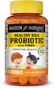 MASON NATURAL 섬유를 가진 건강한 아이 Probiotic - 건강한 소화 기능, 개량한 Gut 건강, 60 Chewables