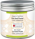 Greenwood Essential Pure Flax Seed Powder (Linum usitatissimum) 유기농 인증 100gm (3.5 oz)