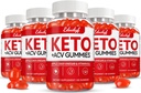 Keto ACV Gummies, 글루텐 & 설탕 무료 Apple Cider Vinegar 보충 남성 & 여성 - 300 Gummies (1500 mg-5 팩)