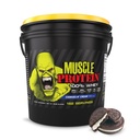 COLOSSAL LABS 근육 Whey Protein flavored Protein Powder, 25,000mg Amino Acid / Serving, Cold Filtered (포장 할 수있다 배) (12 파운드 (부켓), 쿠키 및 크림)
