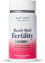 Best Nest Wellness Women's Fertility - 임신 지원을위한 매일 Multivitamin - 메틸화 된 비타민 보조 개념과 보충 - Ashwagandha & Folate와 영양 보충 - 30 정제