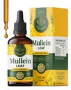 HERBAMAMA Mullein Drops for Lungs - Mullein 잎 추출물, Echinacea Tincture & Licorice와 Vegan Lung Cleanse - 비 GMO, 알코올 및 설탕 자유로운 호흡 지원 보충교재 - 56 일 공급