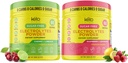 Keto Vitals Cherry Limeade 번들 라즈베리 레몬 - 2 팩 번들 Keto Electrolytes 분말 - 칼륨, 마그네슘, 나트륨, 칼슘과 전기 - Cherry Limeade & Raspberry Lemonade