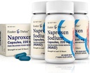 Naproxen 나트륨 220mg NSAID 고통 Reliever Fever 흡진기, 40의 젤, (포장 3)를 가진 촉진 & 거친 액체 젤