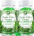 Apple Cider Vinegar & Sea Moss Gummies, 어머니 보충 지원 Immune, 성인 & 아이를위한 소화 건강, 비타민 B6 B9, B12와 Seamoss Gummy