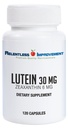 높은 힘 30mg Lutein 플러스 6mg Zeaxanthin 120 Vege-Capsules 눈 건강을 위한 자연적인 Marigold 추출물 충전물 없음 100% 활동적인 물자
