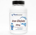 Iron Chelate 50mg // 200 캡슐 // Pure // PureControl 보조제