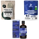 정글 분말 궁극적 인 남자의 건강 및 웰빙 번들 : 5oz Tongkat Ali 분말, 5oz Wild Blueberry Powder & 3.4oz Organic Bilberry Liquid Extract - 드라이브, 열정, 아이 룩을위한 프리미엄 보충제