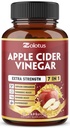 Zolotus 7 in 1 Apple Cider Vinegar 캡슐, Ceylon Cinnamon, Ginger Root, Turmeric, Elderberry for Support Digestion, Immune, 90 캡슐