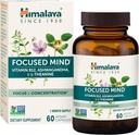 히말라야는 Ashwagandha, Bacopa & L-Theanine, 에너지 및 관심, 60의 캡슐, 1 달 공급, 채식주의자, 글루텐을 가진 마음 집중했습니다