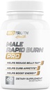 Male Rapid Burn PRO | 남성 체중 감량용 새로운 지방 버너 | 식욕 억제제, 캐비티 차단제, 에너지 부스터 | 6 Ultra Dosed powerful Ingredients | Safe 3rd Party Tested - 60 캡슐