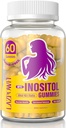 Myo-Inositol & D-Chiro Inositol, Vitamin D3,Magnesium Glycinate& 아연을 가진 Inositol Gummies - 이상 40:1 비율 - 30 일 공급 99