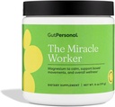 Miracle Worker Magnesium Glycinate Powder for Sleep - Chelated Magnesium 음료 분말 보충교재는 긴장을 감소시키고 & 일정기간 동안 Strawberry 풍미를 가진 근육 크림을 에칭하는 동안 - 30의 서빙