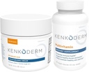 Kenkoderm Psoriasis 습기를 공급 크림 & Multivitamin 피부 관리 뭉치, Salicylic 산을 가진 습기를 공급 크림, Omega 3 & 비타민 D, 면역 지원 보충교재, 120의 캡슐을 가진 10 oz & Multivitamin