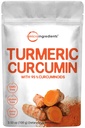 심황 추출물 95% Curcuminoids (자연적인 심황 추출물 및 심황 보충교재), 100개 그램, 합동 & 면역 지원, GMOs 없음, Vegan 친절한, 인도 근원을 위한 산화 방지제에서 부유한
