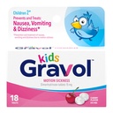 Nausea, Upset Stomach 및 Motion Sickness Relief, Dye Free, Cherry flavor, Age 2 to 12, 18ct에 대한 Gravol Kids Chewable Tablets