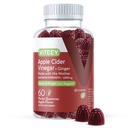 Viteey Apple Cider Vinegar Gummies와 Ginger - 체중 감소, 해독 및 소화를위한 1000 mg ACV Gummies - Vegan, 글루텐 - 무료 60 카운트