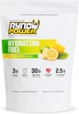 Ryno Power Hydration Fuel Electrolyte Drink Mix 2lb (20 서빙) 'Lemon Lime' - 고급 Electrolyte Formula + BCAA 's - 글루텐 무료 - 지속 에너지 및 근육 회복